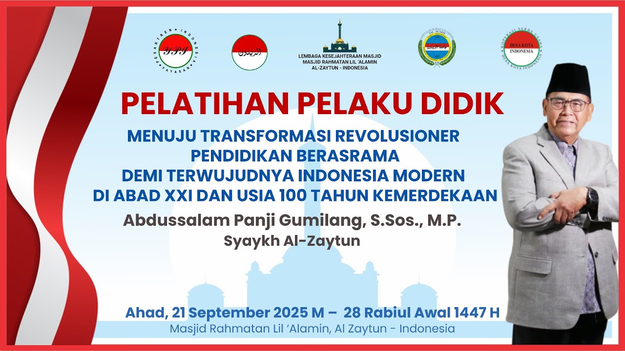 PELATIHAN PELAKU DIDIK | Abdussalam R Panji Gumilang, S.Sos., M.P.