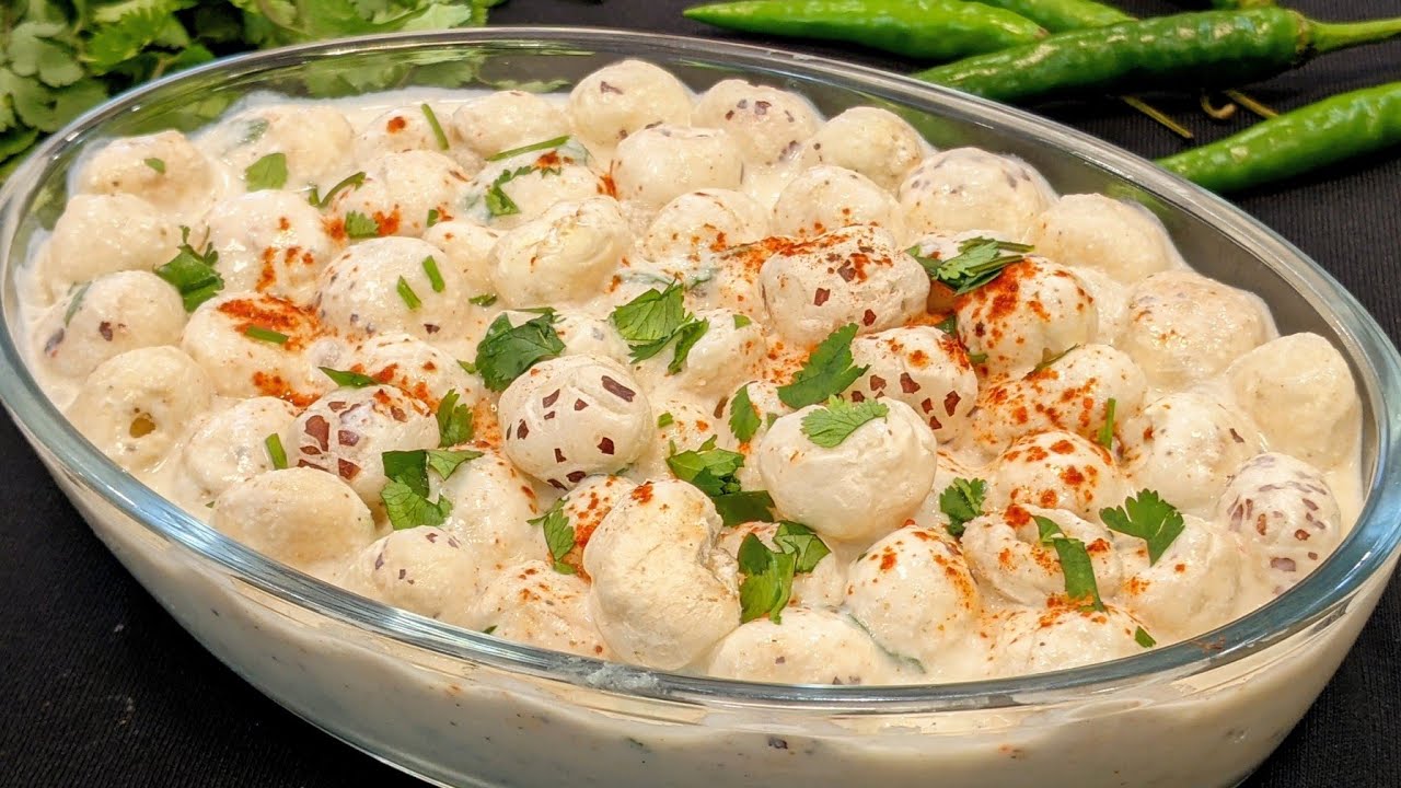 मखाने और दही से बनाये हैल्दी और टेस्टी रेसिपी इसे आप देखते ही बनायेंगे | Makhana Recipe | Curd.