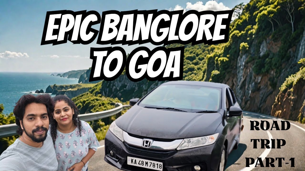 Bangalore to Goa ROAD TRIP in the MONSOON  Part-1  Explaining the road condition 2024