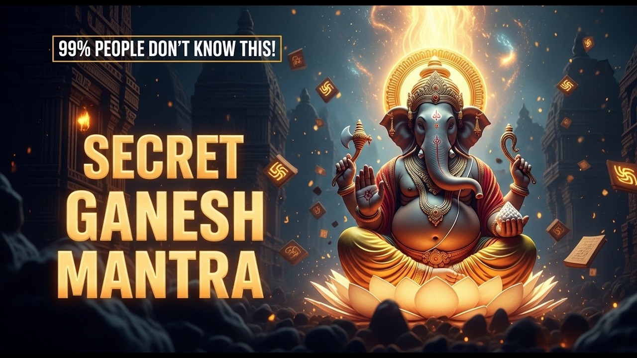 बुधवार का गुप्त गणेश मंत्र (99% लोग नहीं जानते) 😱 | हर बाधा दूर हो सकती है!