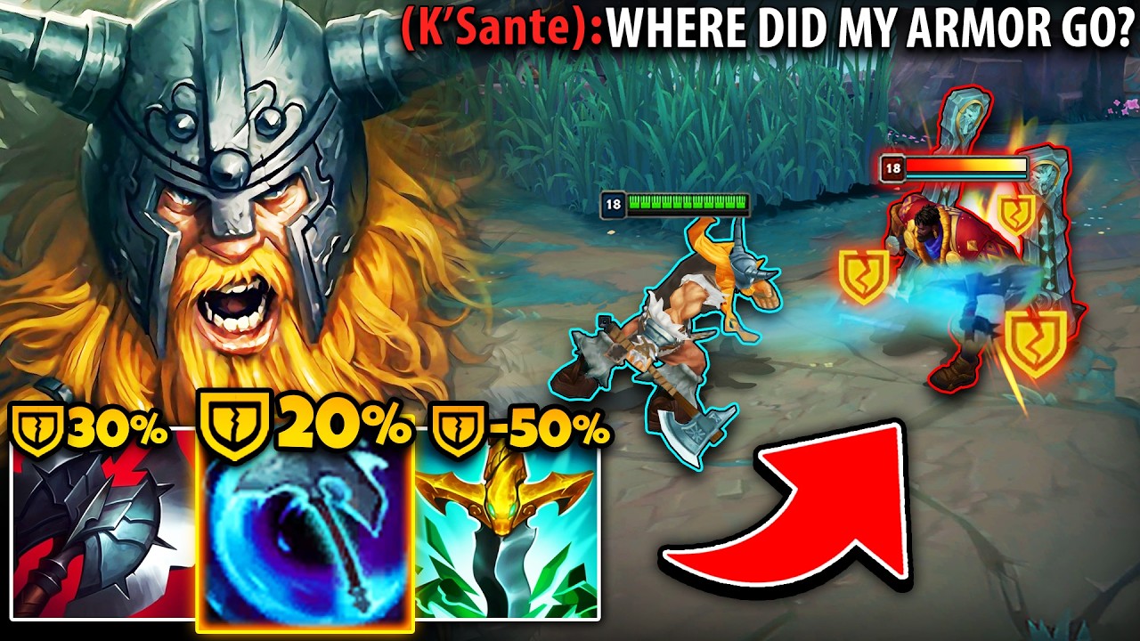 This K'Sante thought he could bully me, but I had the perfect counter (HE COULDN'T PLAY)