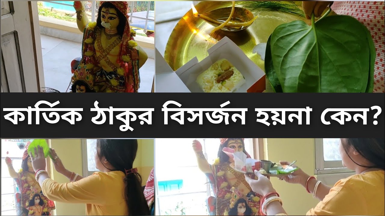 কার্তিক ঠাকুর বিসর্জন হয়না কেন?/ Kartik Thakur Bisorjon Hoi Na Kno? (Vlogg-347)