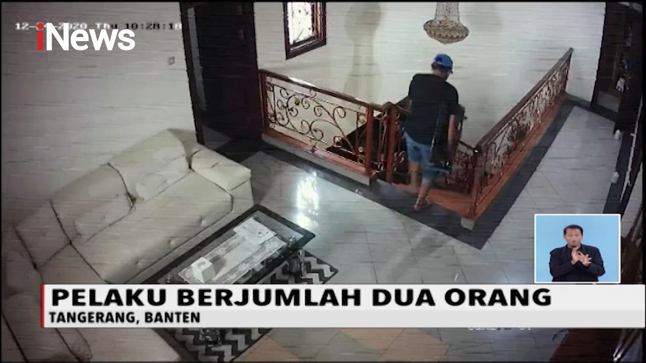Aksi Perampokan Rumah Mewah di Tangerang Terekam CCTV - iNews Siang 25/12