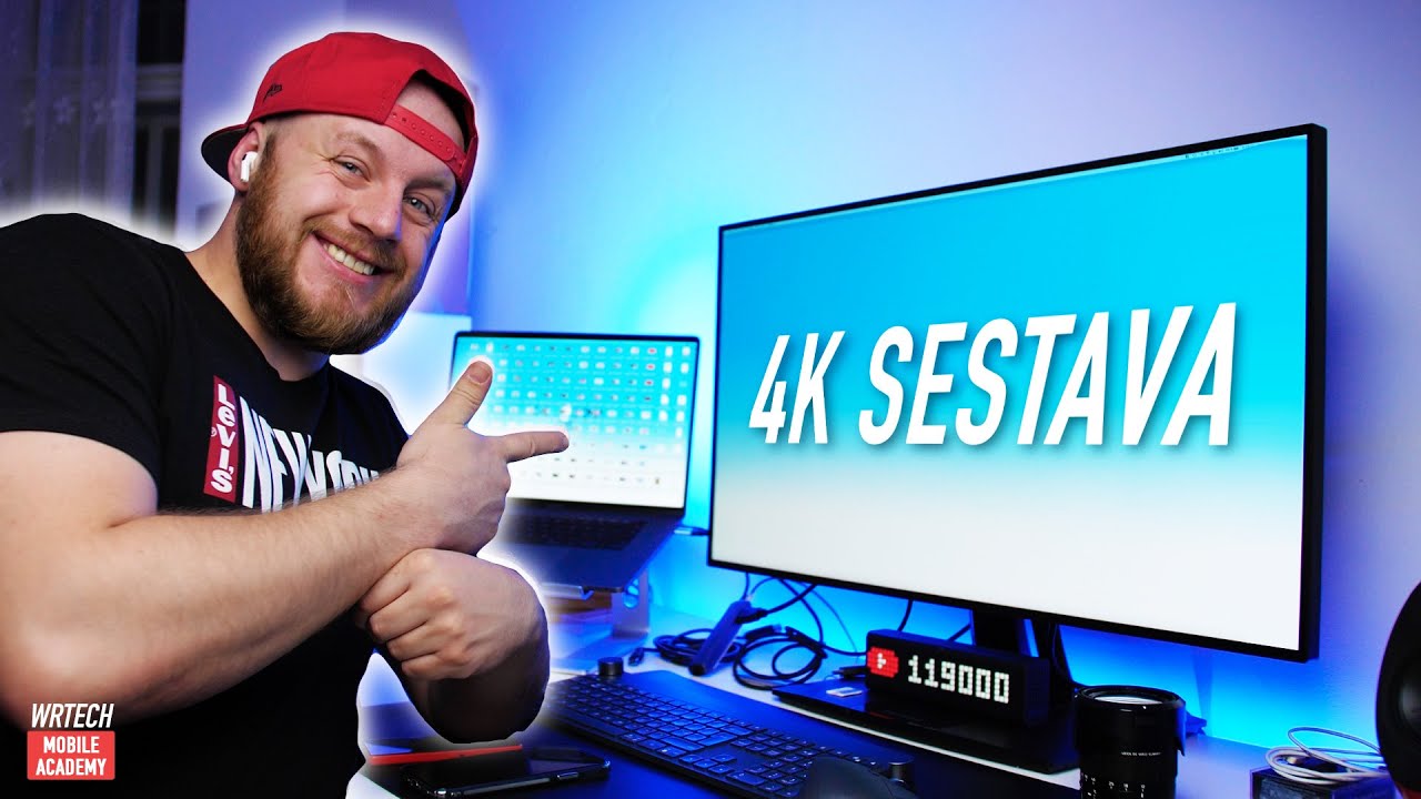 🖥 Unboxing nové stolní 4K sestavy pro můj  MacBook Pro 16 | Studio Tour | WRTECH [4K]