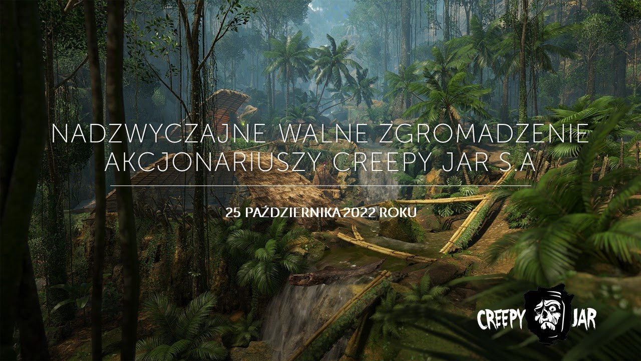 Transmisja obrad Nadzwyczajnego Walnego Zgromadzenia Akcjonariuszy Creepy Jar S.A.