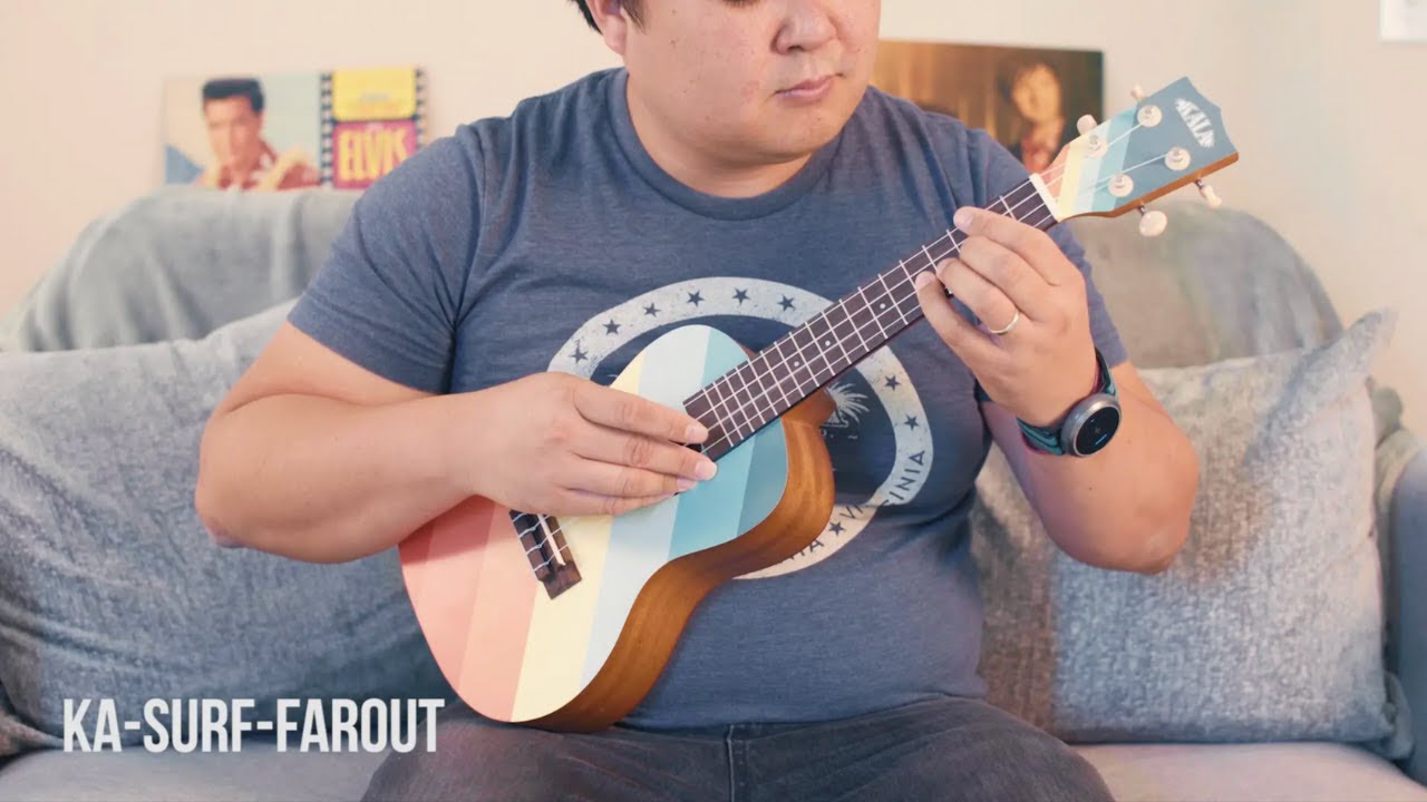Farout Concert Ukulele   Kala Surf Series