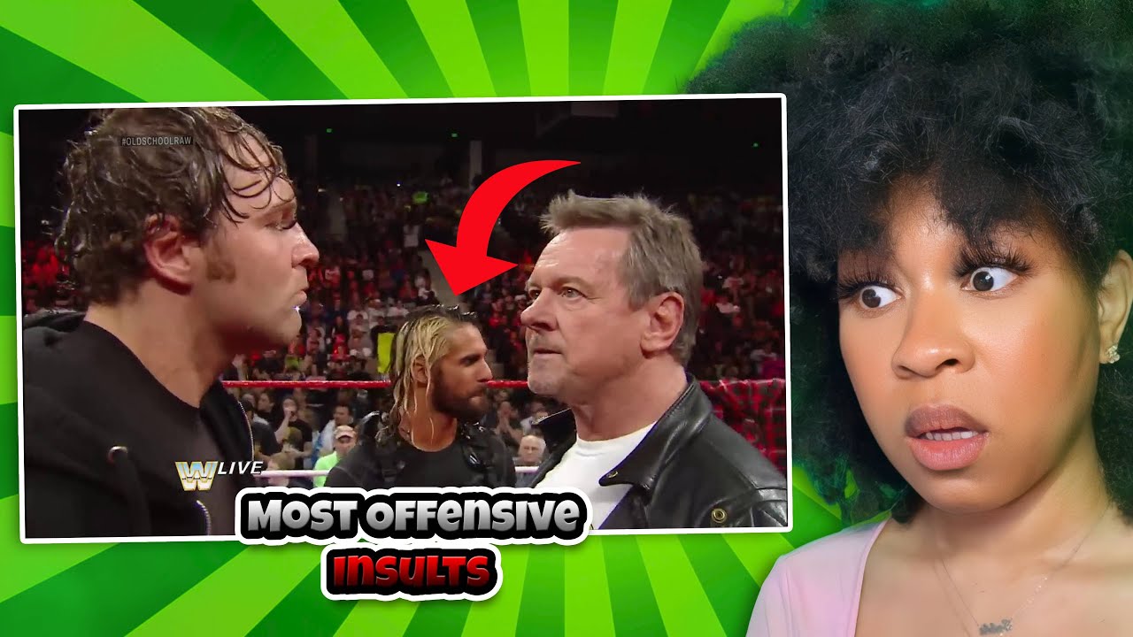 wwe reaction | WWE Most Offensive Insults in History