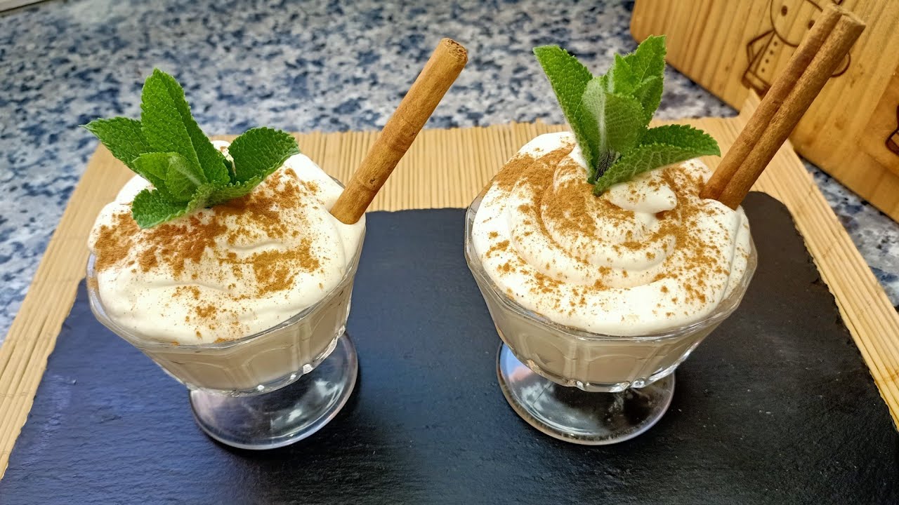Mousse de arroz con leche #mousse #de #arroz #con #leche #espectacular 😋😋😋