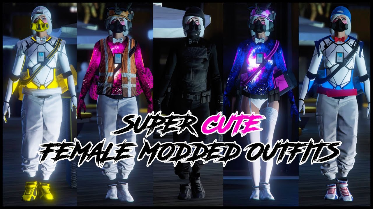 SUPER CUTE Female Modded Outfits GTA 5 Online PS4/XBOX ONE/PC]
