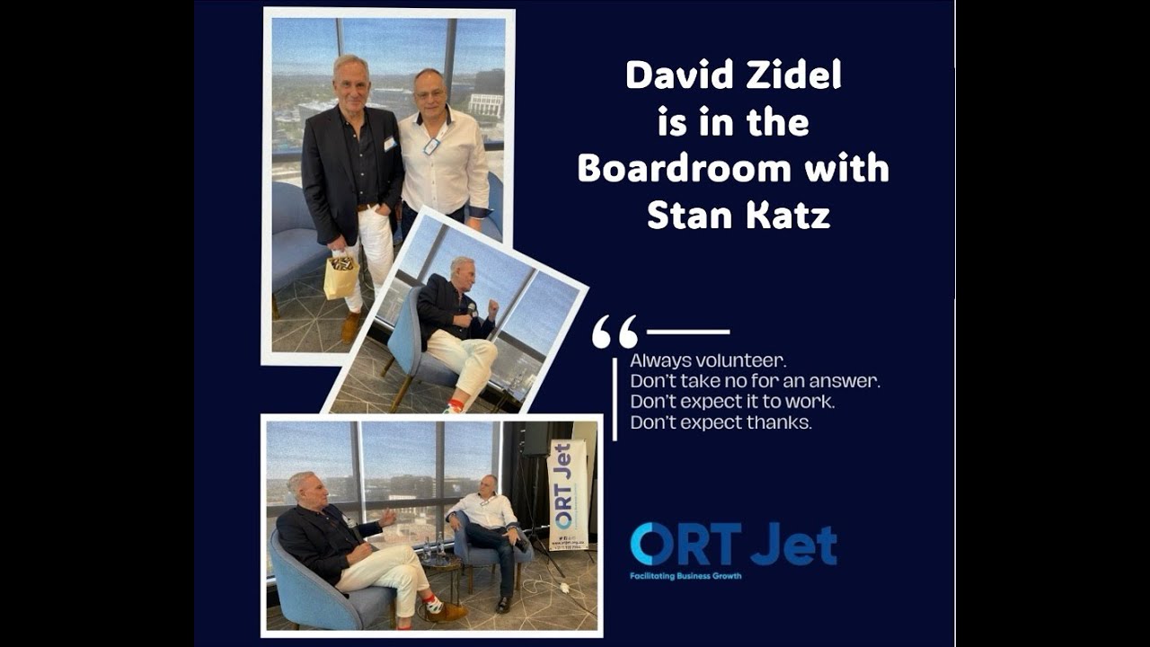 David Zidel is in the boardroom with Stan Katz