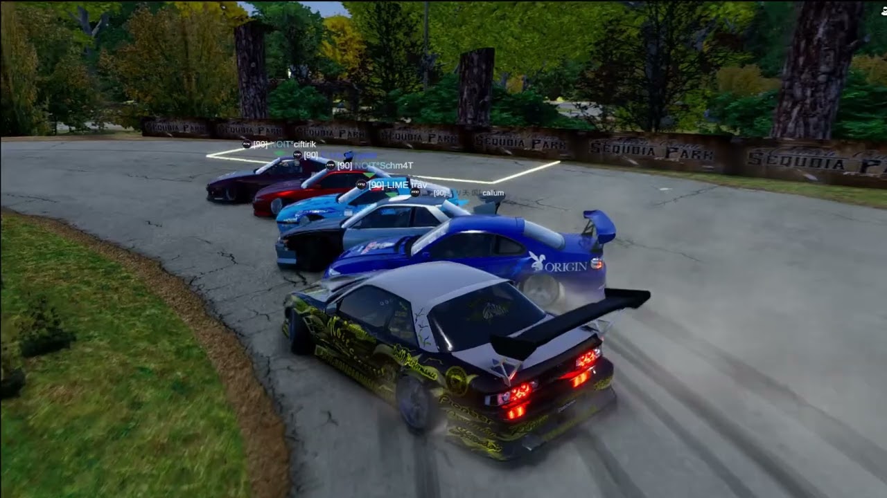 8 MAN TANDEM ON SEQUOİA PARK/ CARX DRIFT RACING ONLINE