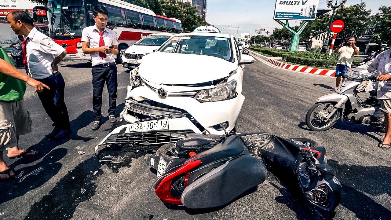 we were in a car crash (scary)