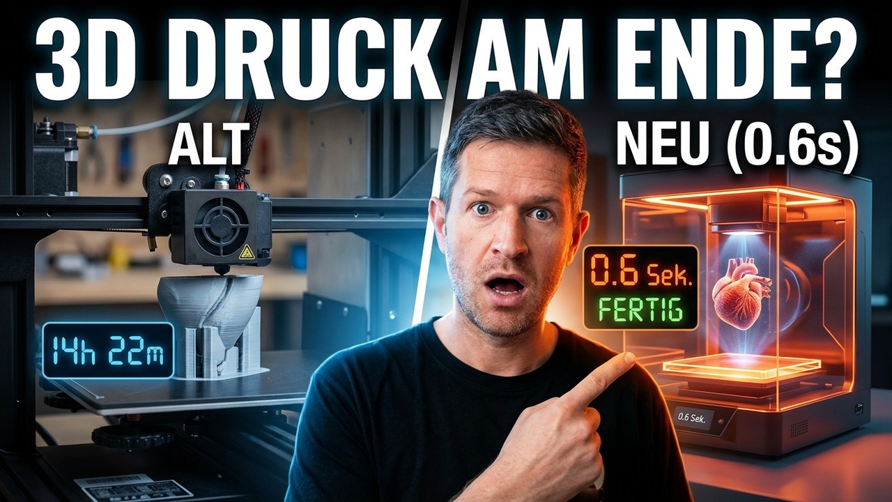 3D-Druck ist Geschichte. (In 0,6 Sek. fertig)