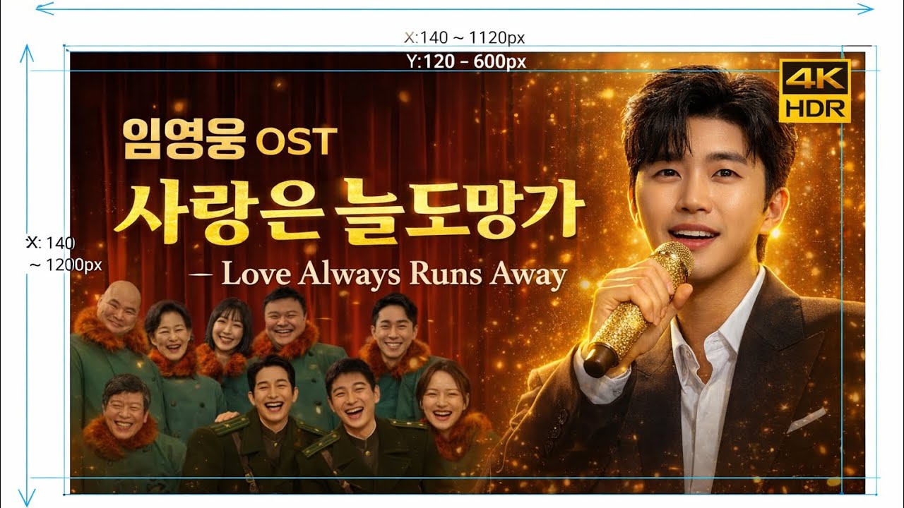 [4K] 임영웅 사랑은 늘 도망가 | 신의악단 OST Lim Young-woong Love Always Runs Away Divine Fate OST 4K Ver. Edition!