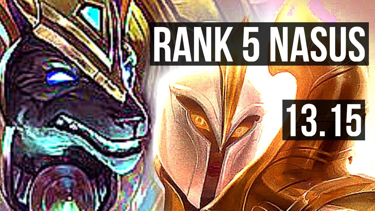 NASUS vs KAYLE (TOP) | Rank 5 Nasus, 3/0/3 | KR Grandmaster | 13.15