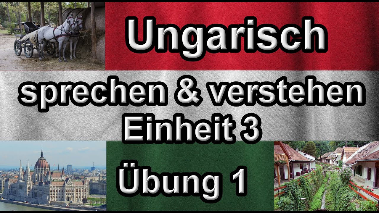 Ungarisch FSI Kurs, Einheit 3, Übung 1 - ungarische Aussprache lernen für Anfänger: Wortbetonung