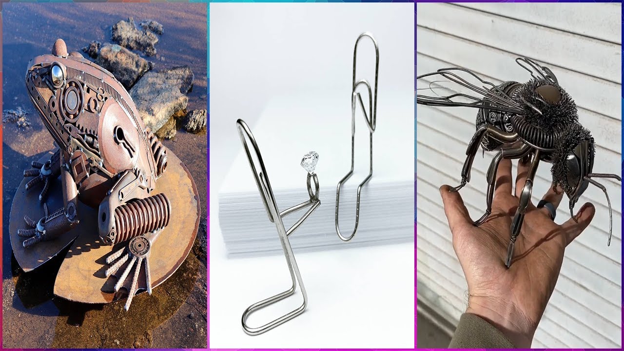 So Beautiful Metal Artwork | Creative Welding Art Ideas Compilaton | Amazing Sculptures in Metal