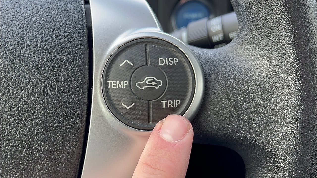 How To Change Prius C From MPH To KMH