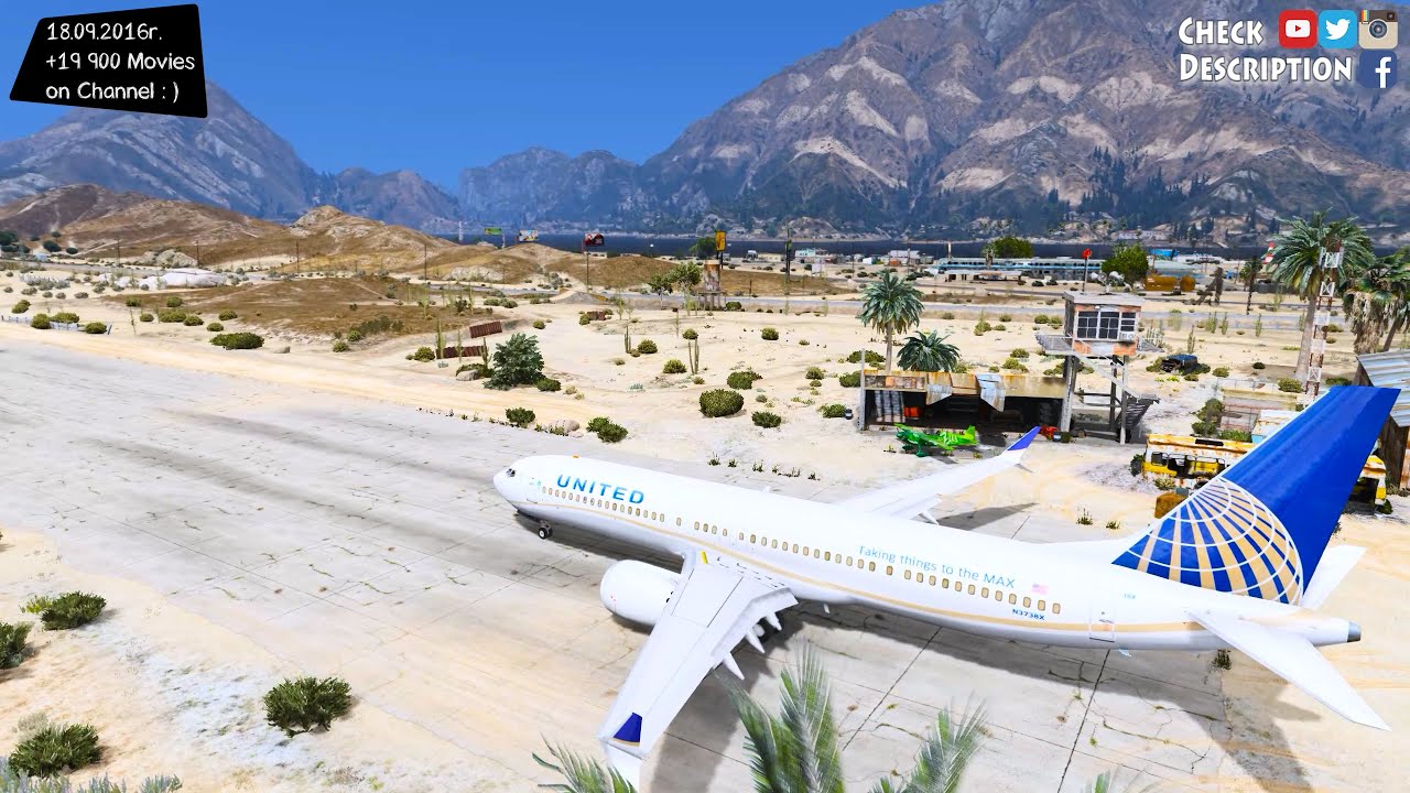 Boeing 737 MAX9 - GTA V MOD | 2.7K / 1440p ! _REVIEW