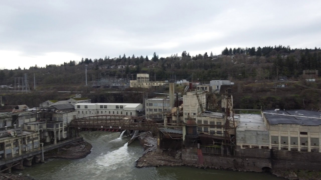 DJI mini- Oregon city paper mill