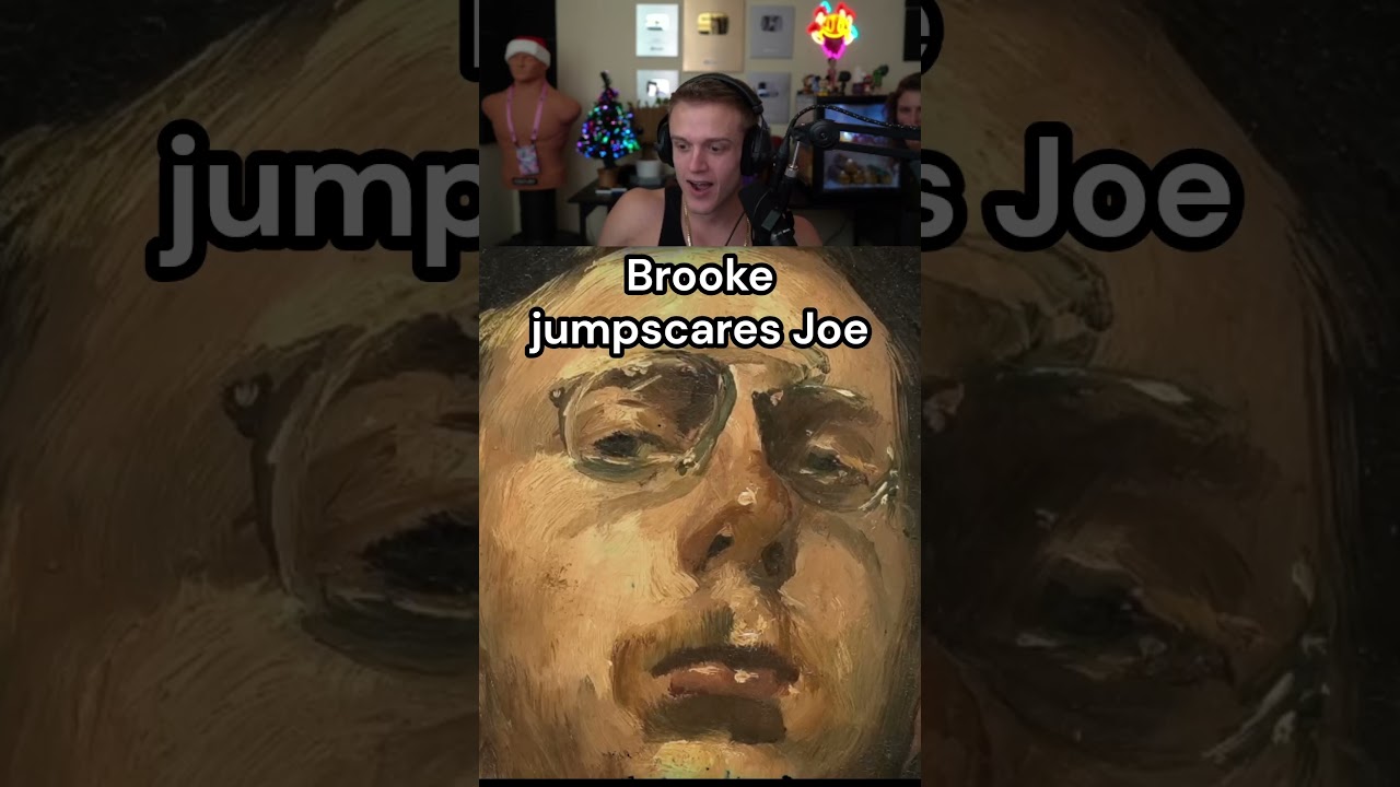 Brooke jumpscares Joe Bartolozzi