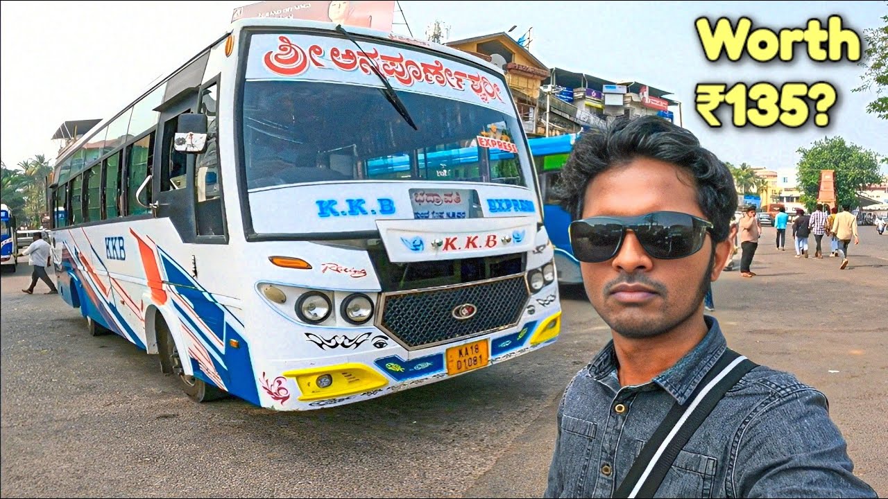 ₹135 Bus Ride Through Agumbe Ghat | Udupi → Koppa Journey