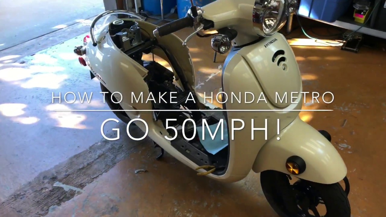 How to make a Honda Metropolitan go 50MPH