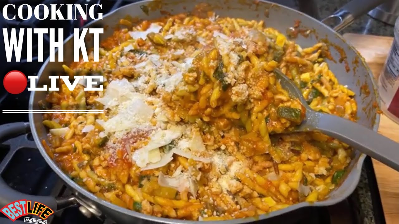 Making Spencer Dinner! Autumn Pasta.. Cooking with KT!