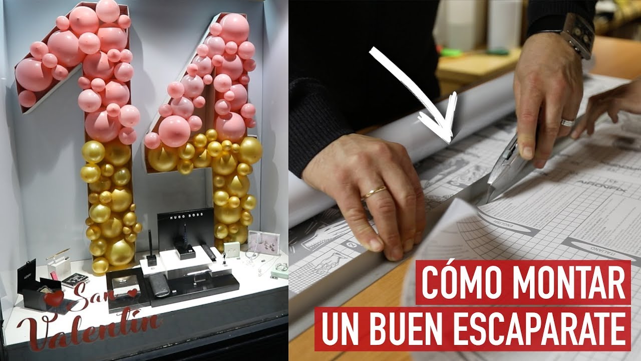 ✂️ Cómo MONTAR un BUEN ESCAPARATE 😍 || Escaparatismo || Cava Nava Lujo