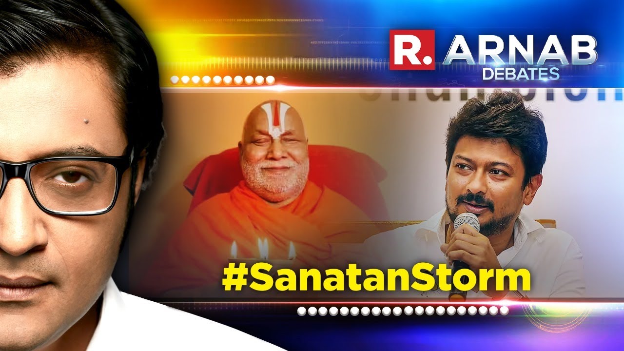 Arnab's Debate: Storm over Sanatan, 'Dharm' vs 'Adharm' row escalates