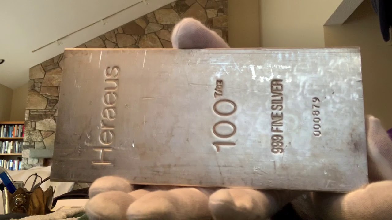 My 100 Ounce Silver Bar Collection