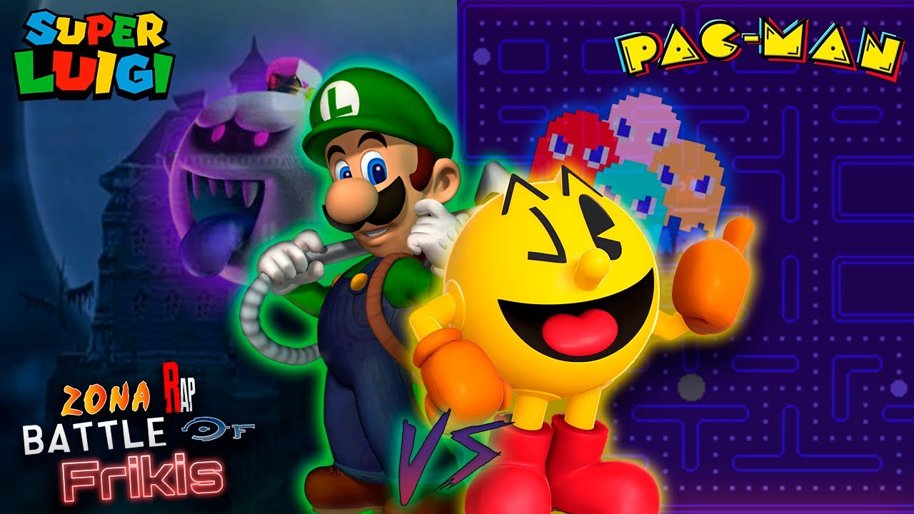 PAC-MAN VS LUIGI | ZONA RAP BATTLE OF FRIKIS