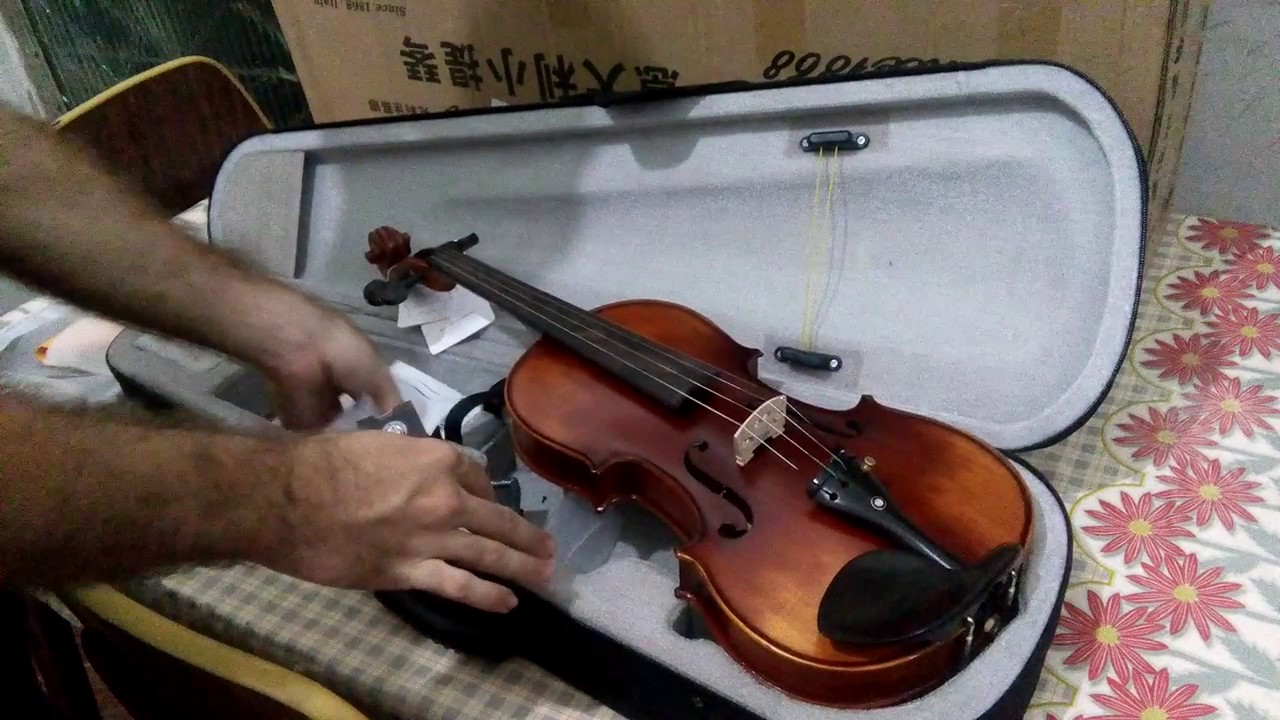Desembalando Violino Christina V02 Importado no AliExpress (Unboxing)