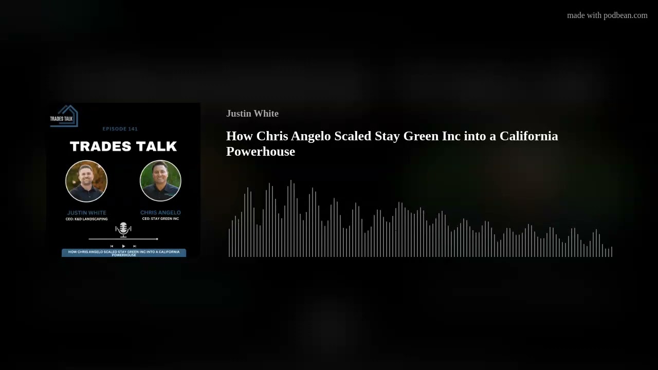 How Chris Angelo Scaled Stay Green Inc into a California Powerhouse