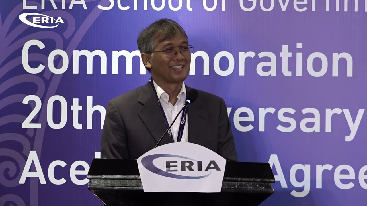 ERIA | Arif Zulkifli's Speech on Commemoration of the 20th Anniversary of Aceh Peace Agreement
