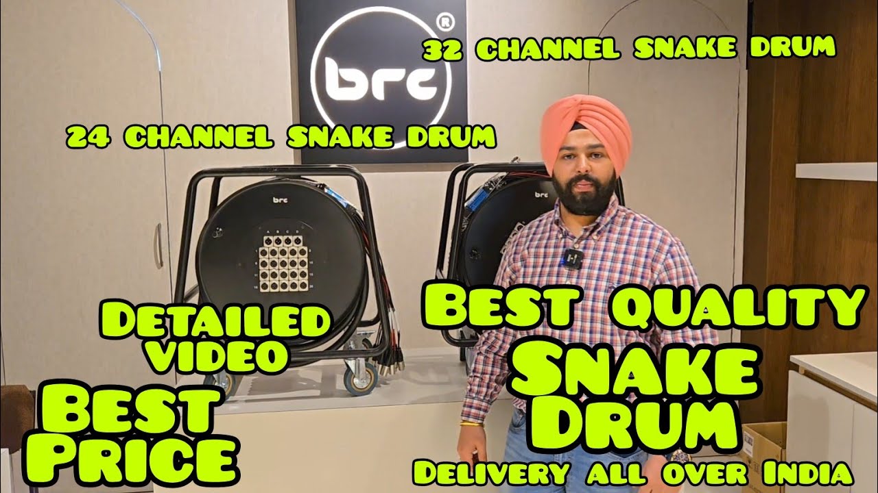 BRC 24 CHANNEL AND 32 CHANNEL SNAKE CABLE DRUM | STAGE BOX | DETAILED INFORMATION AND PRICE IN VIDEO