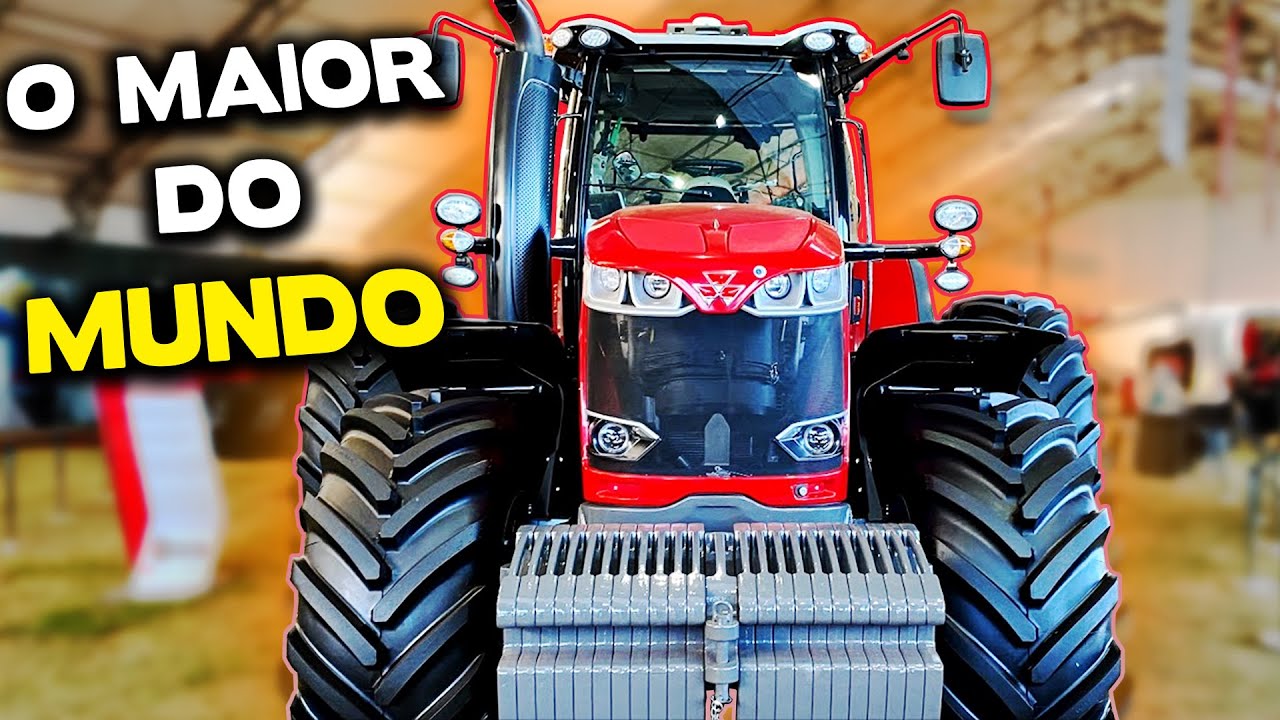 TRATOR 8700S O MAIOR TRATOR MASSEY FERGUSON DO MUNDO