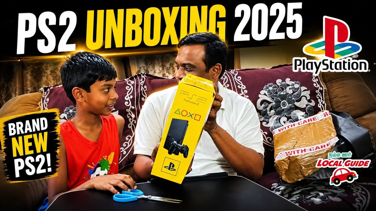 PS2 Unboxing 2025 | Sony Play Station Unboxing Tamil | PS2 | Unboxing | nammaoorulocalguide