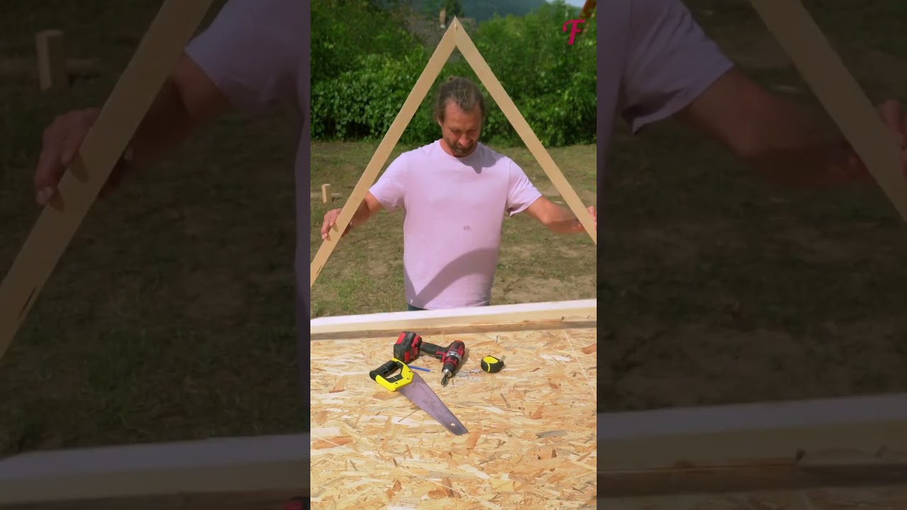 How to build a greenhouse  DIY dome in your backyard #shorts
