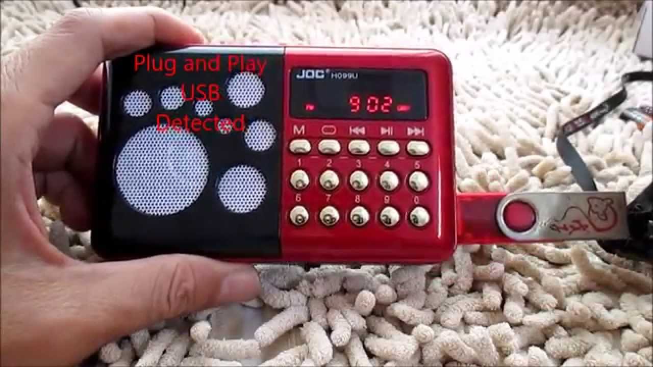 How to Operate digital JOC FM Radio MP3 PenDrive Sdcard Player