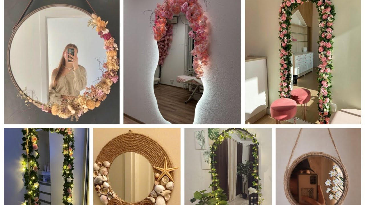 Top Trending DIY Wall Mirror Decoration at Home 🔥 | Budget-Friendly Designs