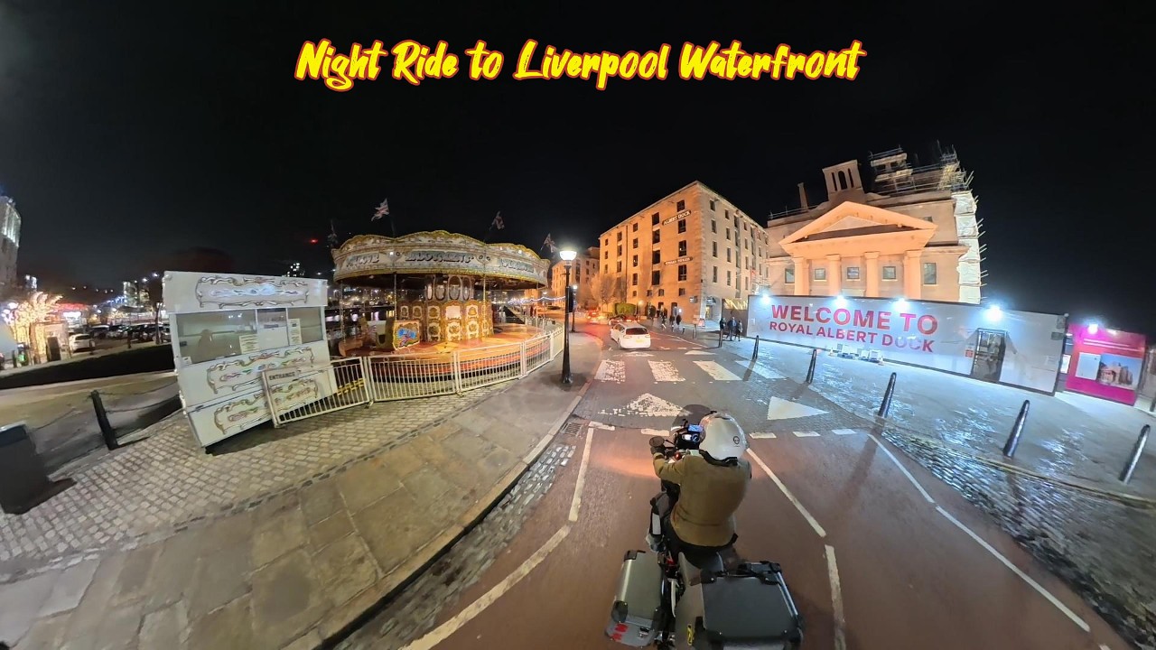 Night Ride to Liverpool Waterfront