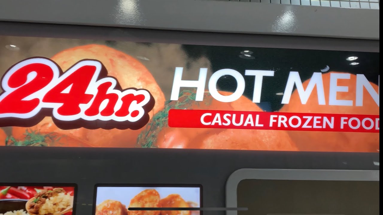 24hr Hot Menu Casual Frozen Foods || Vending Machine || Food tasting