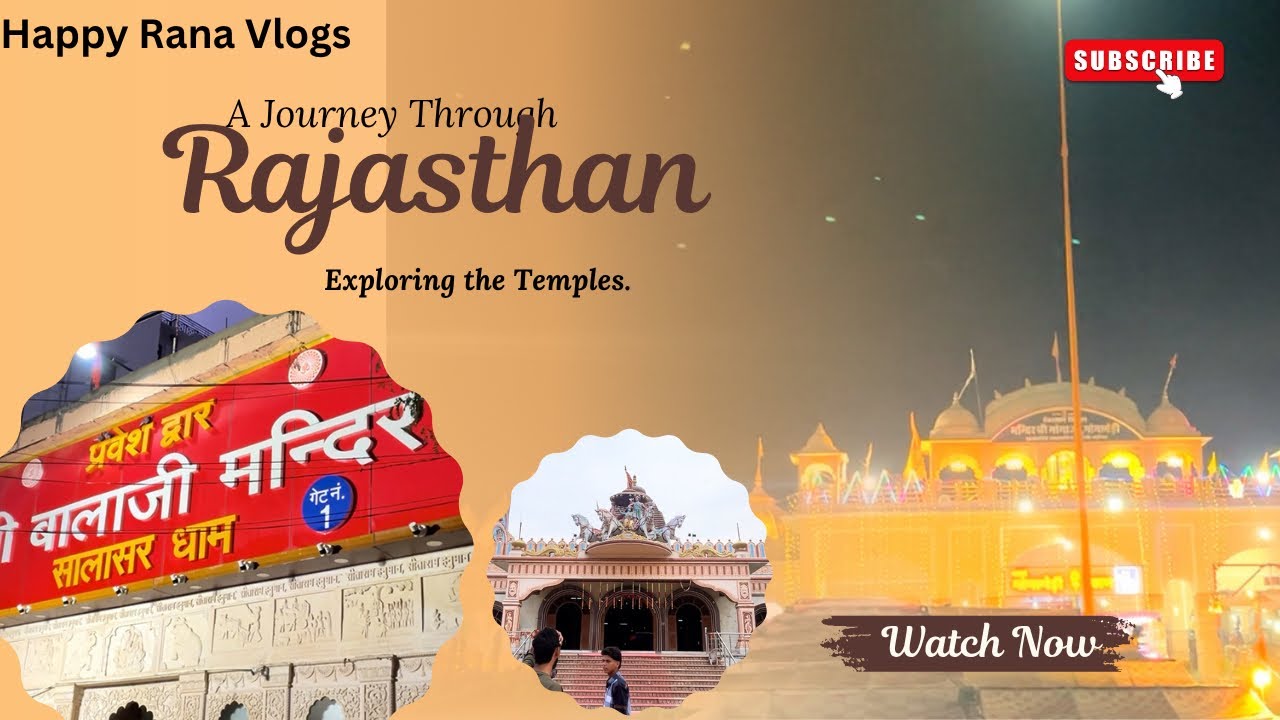 Travel to Rajasthan | Religious Places | Happy Rana Vlogs 
