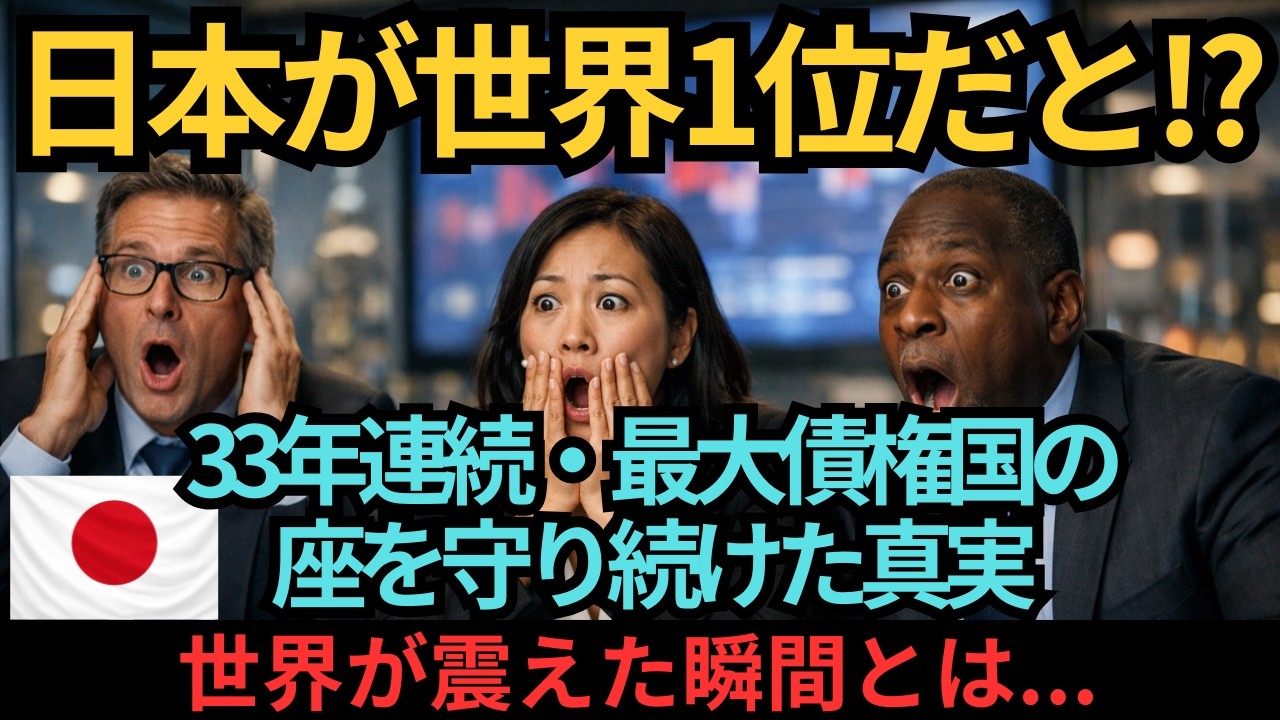 【海外の反応】「日本はもう終わりだ」ウォール街の投資家が震えた33年連続1位の真実とは