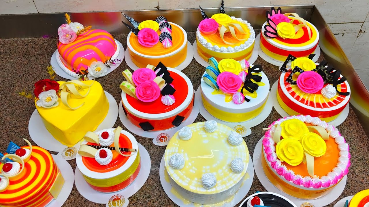 गोल केक डिज़ाइन/Amazing Round Cake Decorating ideas/Round Cake Decorating ideas for beginners