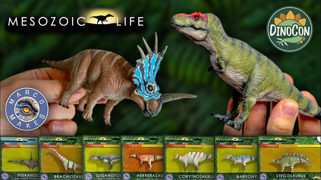 The Complete Mesozoic Life Collectible Figure Line by Marco Makes - Virtual Gallery