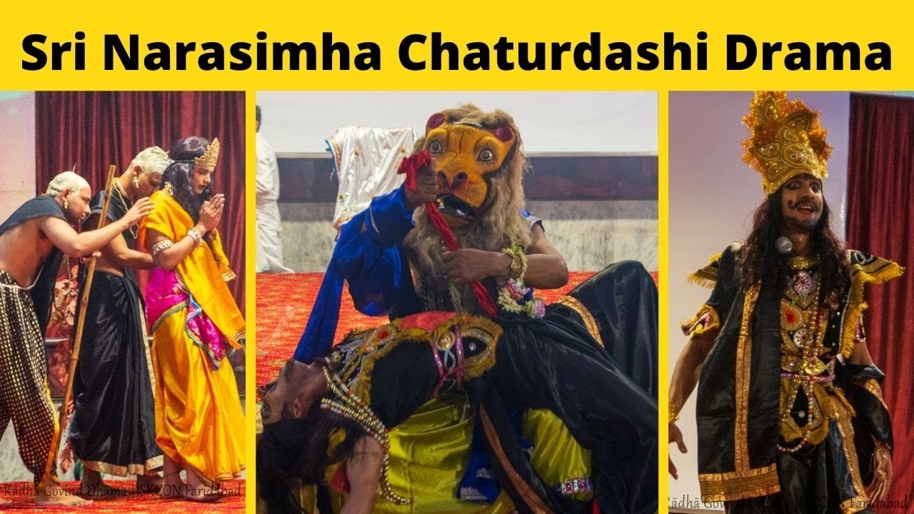 Sri Narasimha Chaturdashi Drama | 15 May 2022 | ISKCON Faridabad