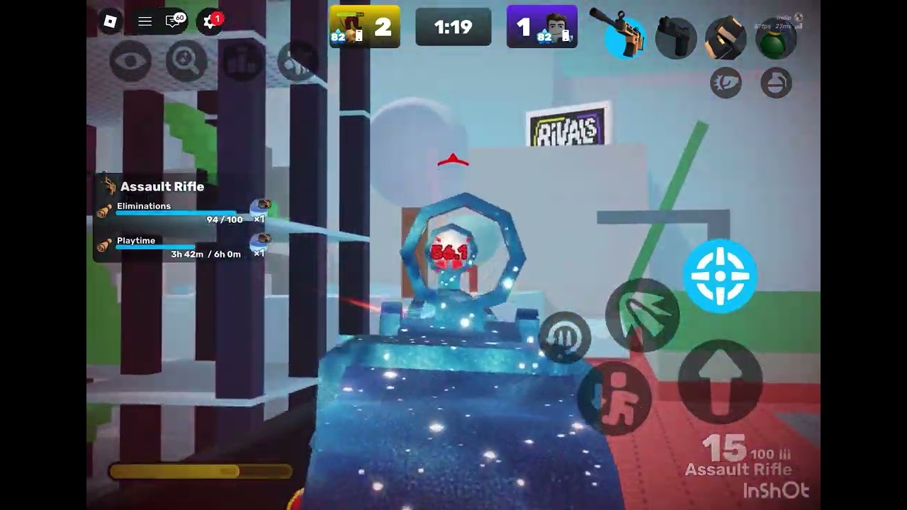 Rivals 1v1 defualt loadout