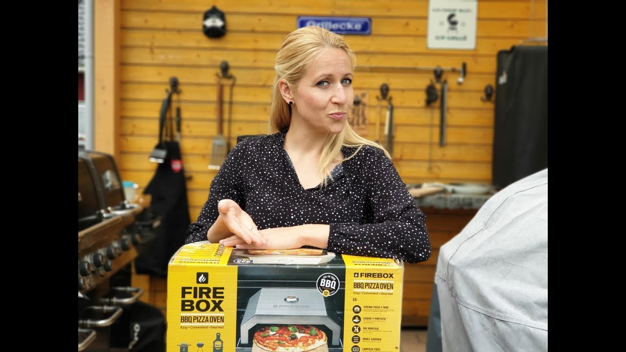 BBQ Pizza Ofen Fire Box - Unboxing und Test mit Chili con Carne-Pizza